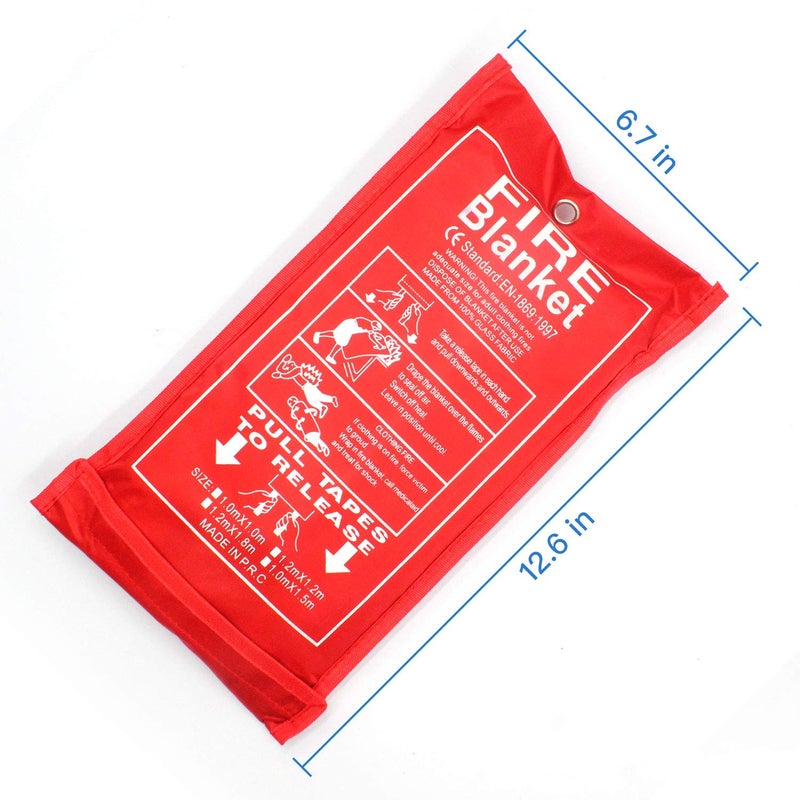 Gihunk Welding Blanket Heavy Duty Fiberglass Fire Blanket Protect Work Area from Sparks (60 x 40 inches) - Image 3